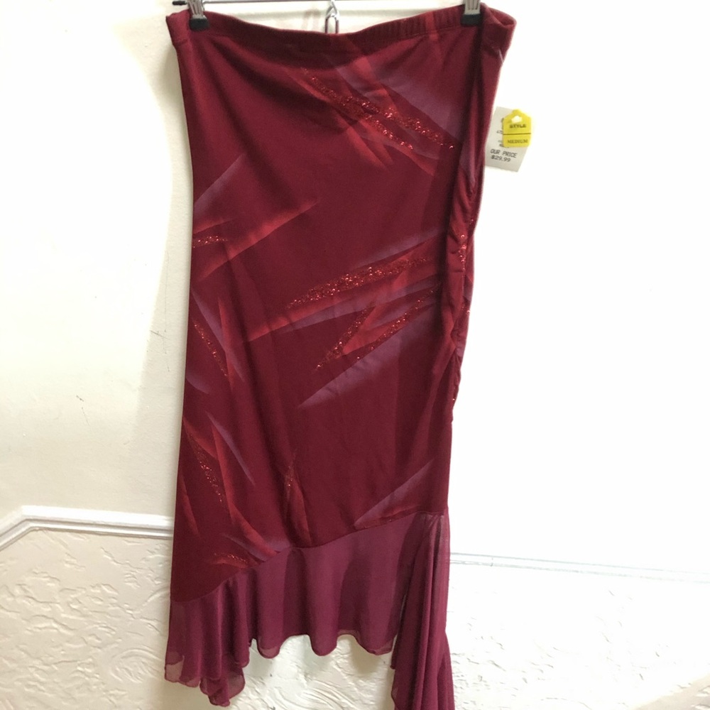 Strapless Mini Dress Y2K